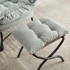 Dolonm Lazy Chair with Ottoman, Modern Lounge Accent Chair with Armrests, Side Pocket & Footrest, Soft Upholstered Reading Chair for Small Spaces - 4 of 4