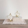 Storied Home Metal Star Shaped Tealight Holder, Gold Finish - 2 of 3