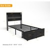 Twin Size Bed Frame with Headboard and Storage Drawers - 4 of 4