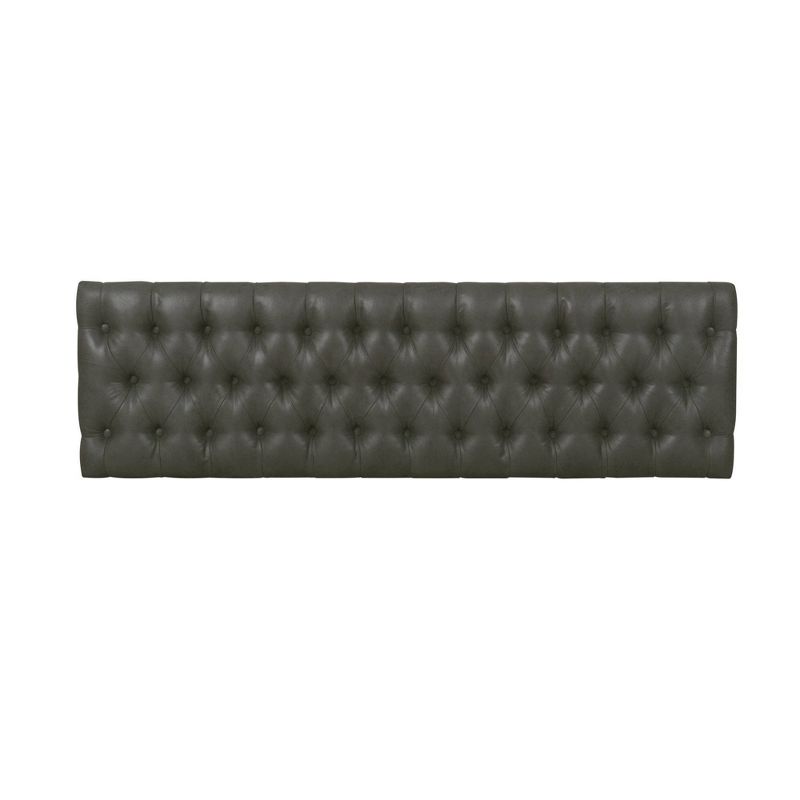 Draper Ottoman with Button Tufting Gray - HomePop, 5 of 13