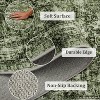 Acekool Floral Washable Rug - Non-Slip Low-Pile Area Rug for Living Room & Kitchen - 2 of 4