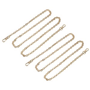 Unique Bargains Handbags DIY Accessories Iron Flat Purse Chain Strap 2 Pcs - 1 of 3