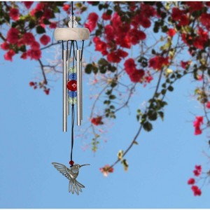 Woodstock Windchimes Chime Fantasy Hummingbird, Wind Chimes For Outside, Wind Chimes For Garden, Patio, and Outdoor Decor, 10"L - 1 of 4