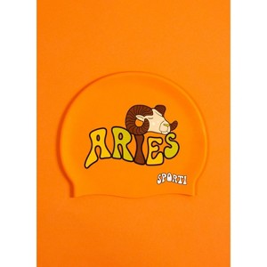 Sporti Groovy Zodiac Aries Silicone Swim Cap - 1 of 3