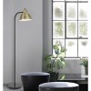 Cal Lighting 60 Watt Morley Metal Floor Lamp with Dome Shade - 4 of 4