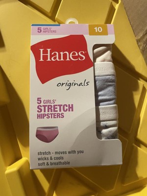 Hanes Girls' 5pk Originals Cotton Hipsters - Colors May Vary 16 : Target