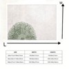 Garvee Modern Abstract Area Rug,Low Pile Rug -Non Slip Non Shedding Rug,Soft Floor Carpet Foldable Thin Rug - 2 of 4