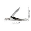 Unique Bargains Portable U-shaped Nail Clippers 5.12"x3.31" 1 Pc - 4 of 4