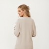 Anna-Kaci Women's Long Sleeve Pullover Hoodie with Kangaroo Pocket and Drawstring Detail - 3 of 4