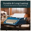 Maplefield Manual Typewriter - Cute Desk Decor for Home and Office - Easy Setup, Great Gift for Writers and Authors (Blue) - 3 of 4