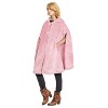 Catalonia Women's Fuzzy Fleece Cardigan, Open Front No Sleeve Shrug, Cozy Hoodie Blanket Shawls Wearable, Valentine’s Day Gift Woman - 4 of 4