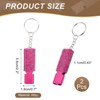 Unique Bargains Outdoor Camping Hiking Fishing Rescue Signaling Alloy Keychain Whistles 2 Pcs - 2 of 3