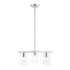Livex Lighting Zurich 3 - Light Chandelier in  Brushed Nickel - 4 of 4