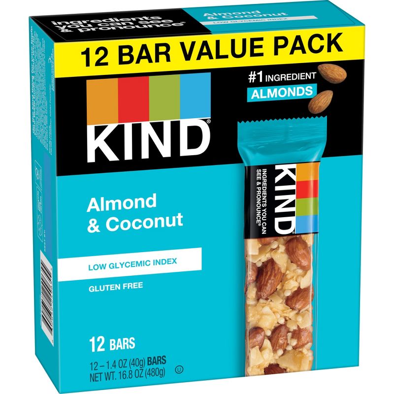 KIND Almond &#38; Coconut - 16.8oz/12ct, 4 of 11
