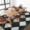 Washable Runner Rug Modern Checkered Carpet Non Slip Soft Low Pile Farmhouse Floor Mat for Bathroom Kitchen Hallway - 2 of 4
