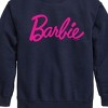 Boys' - Barbie - Classic Pink Logo Graphic Long Sleeve Fleece Sweatshirt - 2 of 4