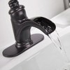BWE Waterfall Single Hole Single-Handle Low-Arc Bathroom Faucet with Pop-up Drain Assembly - 4 of 4