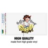 Betty Boop Sassy Flowers Automotive Bumper Sticker - 3 of 4