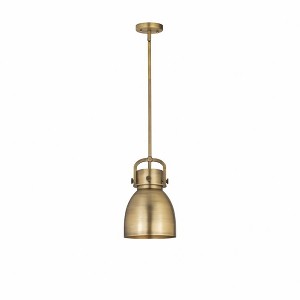 Newton Bell - 1 Light Pendant In Industrial Style-11.75 Inches Tall and 8 Inches Wide - 1 of 1
