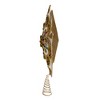Kurt Adler 16.5-Inch Unlit 10-Point White and Gold Star Tree Topper - 3 of 4