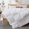 Peace Nest All Season Goose Feather Down Duvet Insert with 233TC Cotton Cover, Twin - 2 of 4