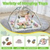 Skirfy 5-in-1 Baby Gym & Play Mat, Tummy Time Toys with Sensory Toys & 18 Balls for Newborns and Infants 0-12 Months - 4 of 4