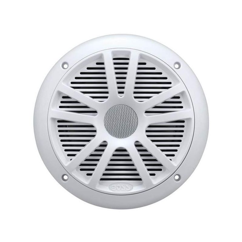 Boss Audio MR6W 6.5" 180W Dual Cone Marine/Boat Speakers Stereo, White (8 Pack), 3 of 7