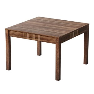 Resenkos Computer Desk, Office Desk, Study Desk,Square Conference Table, Small Meeting Room Table For Home Office,Brown - 1 of 4