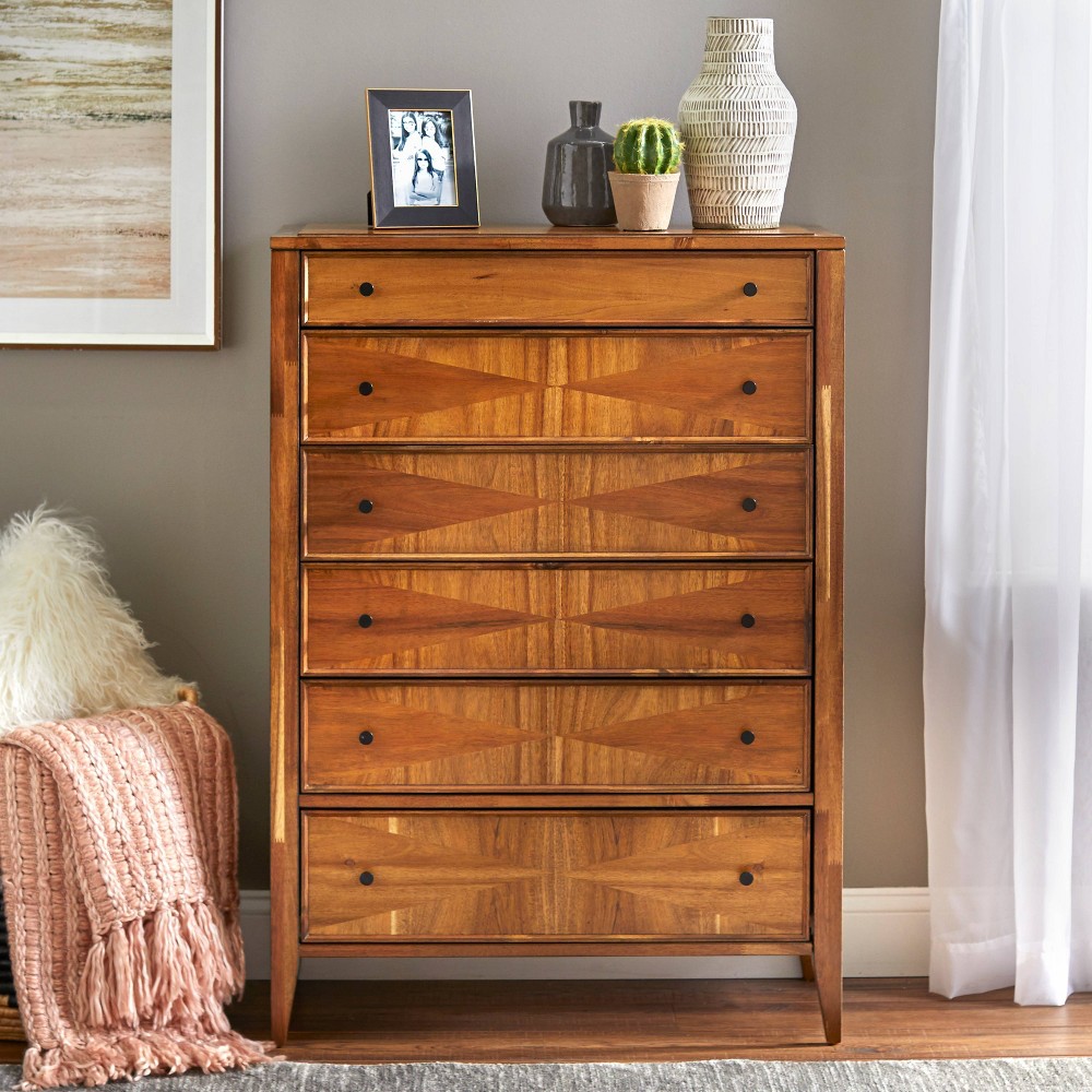 Monty Chest 6 Drawers Oak - Buylateral *incomplete, box 1/3 only* 