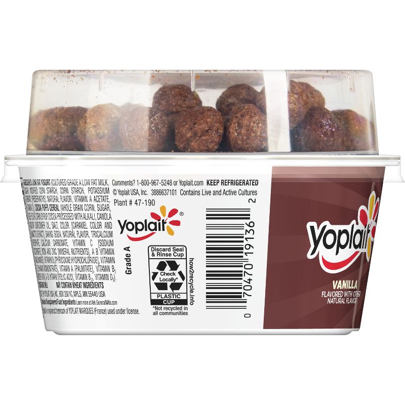 Yoplait Cocoa Puffs Cereal Topped Yogurt Cup - 4.27oz, 5 of 10