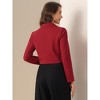 INSPIRE CHIC Women's Notched Lapel Collar Button Casual Office Blazers - 3 of 4