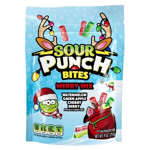 Sour Punch Christmas Merry Mix Candy Stocking Stuffers - 9oz - 1 of 4