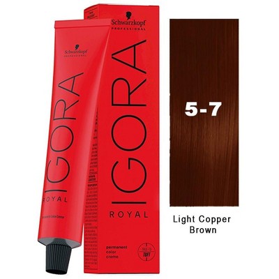 Schwarzkopf Professional (5-7) Igora Royal Permanent Hair Color Creme ...