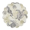 C&F Home Cannon Beach Round Cotton Placemat Machine Washable Set of 6 - 3 of 4