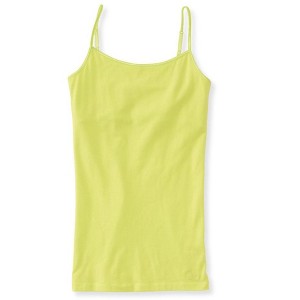 Aeropostale Womens Favorite Logo Cami Tank Top, Green, Small - 1 of 1