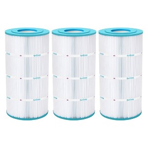 Hurricane Replacement Spa Filter Cartridge for Unicel C-8409, PA90, Filbur FC-1292, Hayward Star-Clear Plus C900, and Hayward X-Stream CC100, 3 Pack - 1 of 4