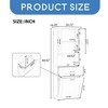 70" H Tall Bathroom Cabinet with Laundry Basket, Double Storage Cabinets with Doors and Open Storage Space - Leovsnove - 3 of 4