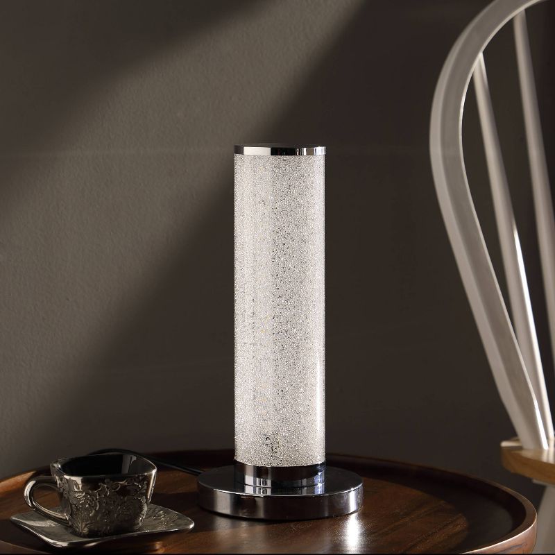 13&#34; Novelty Metal Tube Table Lamp (Includes LED Light Bulb) Black - Ore International, 3 of 7