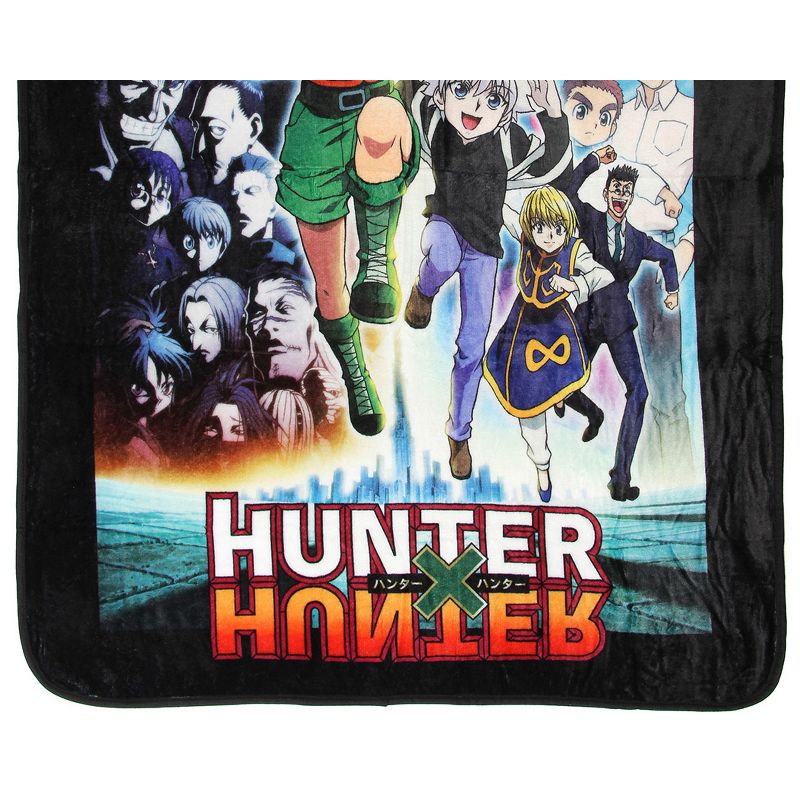 Hunter X Hunter Anime Poster Soft Plush Fleece Throw Blanket 45" x 60" Multicoloured, 4 of 5