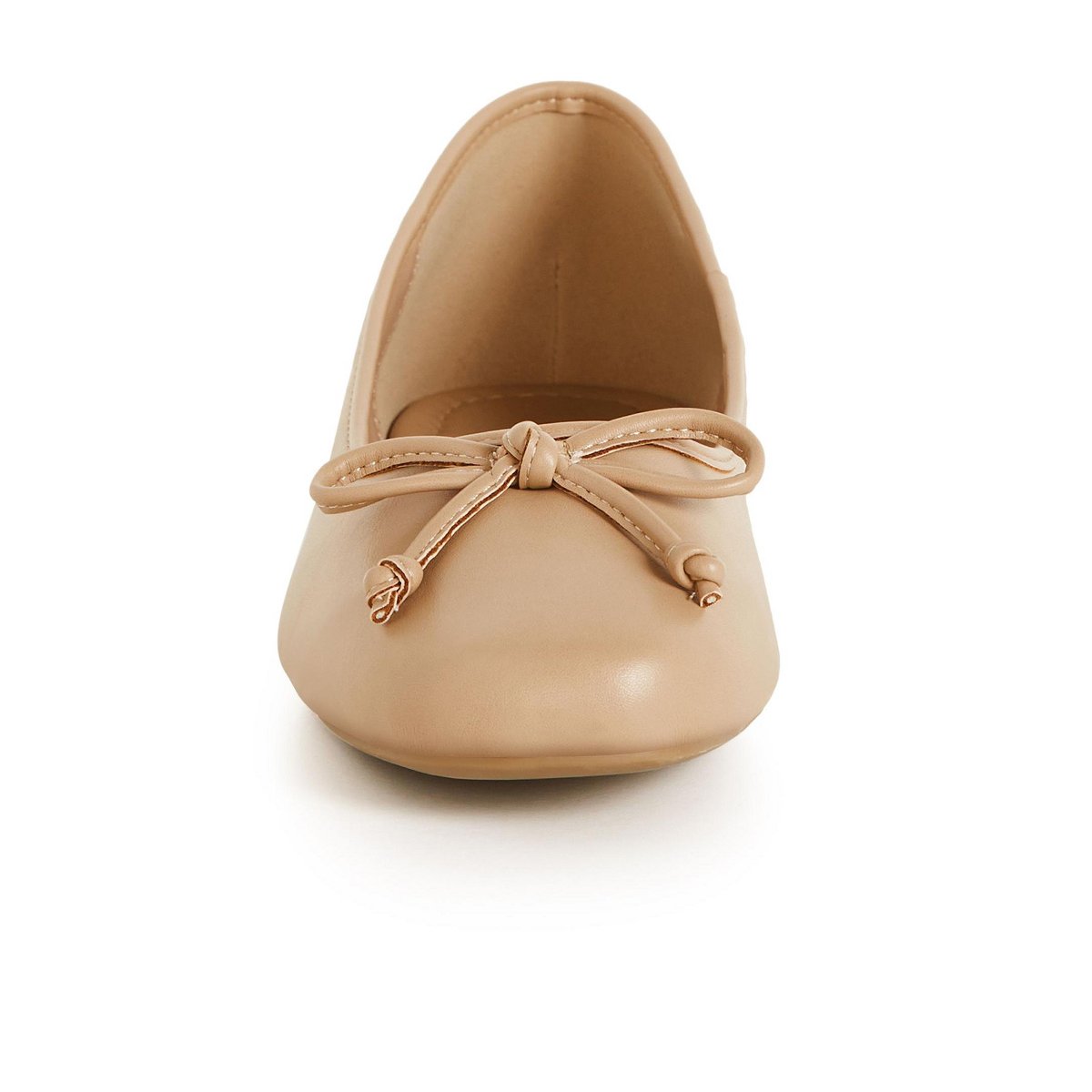 Обувь City Chic | Women's Plus Size WIDE FIT Ella Ballet Flat - almond - 12W — фото 5