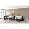 Full over Full Bunk Bed with Drawers and Ladder for Bedroom, Guest Room Furniture-White - 3 of 4