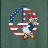 Women's - Disney - Americana Lightweight French Terry Wide Neck Long Sleeve Shirt - 2 of 4