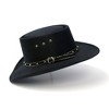 Western Express Black Felt Finish Western Gambler Hat - 4 of 4