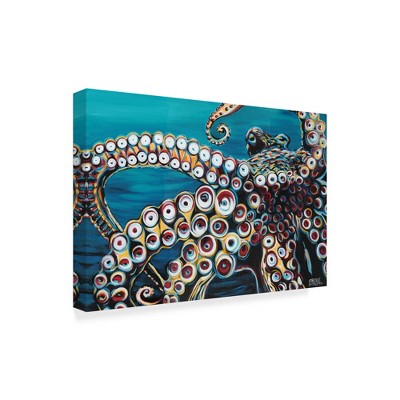 Carolee Vitaletti Wild Octopus I Outdoor Canvas Art