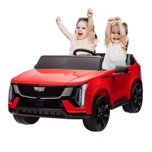 24V Kids Ride on Car Licensed Cadillac 2 Seater Ride on Truck Toy Battery Powered Electric Car for Toddlers - 1 of 4
