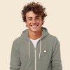 Dalix Cappuccino Embroidered Zip Hoodie Fleece Long Sleeve Pocket Warm Soft Mens - 4 of 4