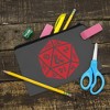 Dungeons And Dragons D20 Dice Makeup Cosmetic Bag Organizer Pouch - 2 of 4