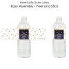 Big Dot of Happiness Starry Skies - Gold Celestial Party Water Bottle Sticker Labels - Set of 20 - 2 of 4