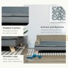 Resenkos Cat Couch, Pet Sofa, Dog Couch Bed,Dog Sofa, Large Dog Couch with Washable Cover, Wooden Legs, Gray Grey - 2 of 4