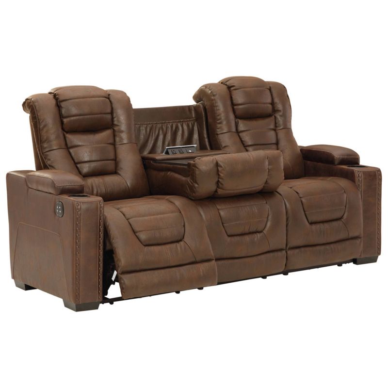 Owner&#39;s Box Power Recliner Sofa with Adjustable Headrest Thyme - Signature Design by Ashley, 5 of 11